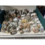 A collection of approx. 42 Liliput Lane models with deeds.