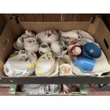 A quantity of Crown Devon wares