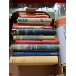 A box of vintage books to include Moby Dick, 20.000 Leagues under the sea, Alice in Wonderland and