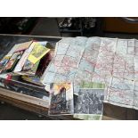 Folder of railway memorabilia and pamphlets