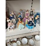 Twelve Goebel figurines