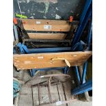 2 workmate style folding benches
