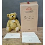 A Steiff british collectors' teddy bear 2001, 654992), brass, with growler, limited edition 844/