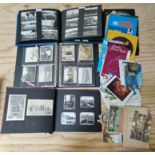 A collection of photo albums, some Royal Air Force, some travel etc together with a .....