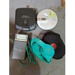 A Sony Walkman together with a Technics portable CD player, a Psion Organiser and a pair of Beats by