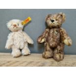 Two vintage teddys to include a Steiff 040283 & a Hermann Teddy original.