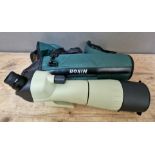 A Nikon spotting scope with carry case.