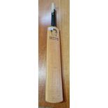 A John Abrams Testimonial Year 1988 cricket bat, signed by Lancashire and Worcester.