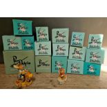 A box of sixteen assorted PenDelfin figures to include Granville, Cheeky, Cheeky turoHoney blue,