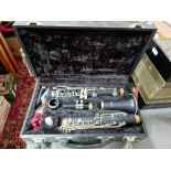 A Boston clarinet in fitted case, serial no. T24310