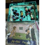 Robertson band figures and a vintage 'The Chad Valley' jigsaw.
