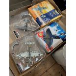 4 Corgi die cast plane models