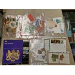 A collection of stamps, FDCs to include penny red.