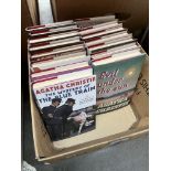 A collection of Agatha Christie Crime Club hardback books.