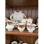 Royal Albert ‘Old Country Roses’ tea set - 21 pieces