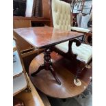 A 19th century mahogany tripod table.