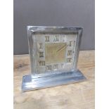 An Art Deco Omega desk clock.