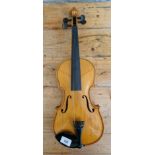 A 20th century Romanian violin, made in the workshop of Andreas Leller for Stentor Music Co Ltd, two