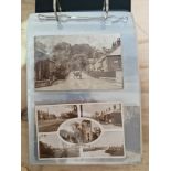 An album containing approximately 100 early 20th century monochrome Preston postcards.