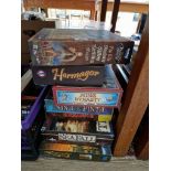 A collection of boxed stategy boards games to include Ming Dynasty, Nina & Pinta, Meridian, Seafall,