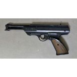 A Daisy model 188 .177 calibre BB air pistol, 29cm long. (BUYER MUST BE 18 YEARS OLD OR ABOVE AND