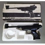 A Milbro G11 .177 calibre air pistol, serial no.158033, 36cm long, with box. (BUYER MUST BE 18 YEARS