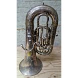 A tuba, Imperial model 'Solbron' class A compensating pistons, by Boosey & Co, London, with