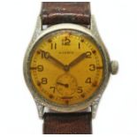 A WWII British Moeris ATP (Army Trade Pattern) wristwatch, circa 1940, case diam. 34mm, Swiss 15