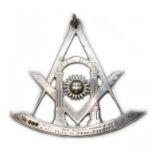 A George III silver Masonic jewel, sponsor 'TH', probably Thomas Harper, no essay, probably London