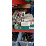 A large quantity of 45s and a small selection of LPs.