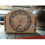 An Ingersoll Art Deco mantle clock, (no key)