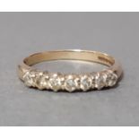 A 9ct gold ring, size O, gross wt. 1.8g.