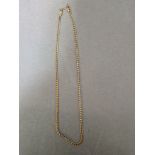 A 9ct gold chain, AF ( as found ), gross wt. 7g