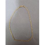 An 18ct gold chain, gross wt. 5.7g.