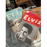 19 copies of Elvis monthly magazine from 1960s. 6-10th year issues containing 64 pages and 5