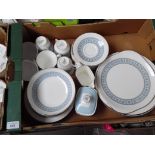 Royal Doulton ‘Counterpoint’ fine bone china tea and dinner wares for six people -39 pieces