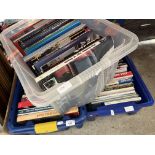 Railway books - more than 70 assorted books in 3 boxes