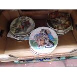 Decorative plates - set of 12 ‘Wind in the Willows’ by Wedgwood with 14 further plates by Royal