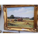 Alan King Atkin of Malvern (British, 1946-2013), "Passing Memories", oil on canvas, 29cm x 29cm,