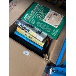 A box of books to include photography etc