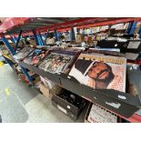 Over 260 LP vinyl records, various genres and artists including Ol' Dirty Bastard, Bob Sinclair, The