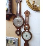 Two 19th century barometers.