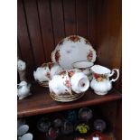 Royal Albert Old Country Roses 21 piece tea set - first quality