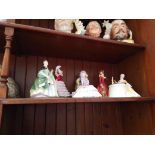 Six Royal Doulton figurines