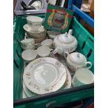 A Wedgwood bone china tea set.