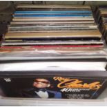 A collection of classic jazz, over 80 LPs including Ray Charles, Oscar Peterson, Charlie Parker,