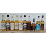 10 bottles of assorted scotch whisky to include Braemar blended, Grant's Royal 12, 2 x Scottish