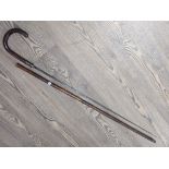 An antique sword stick, Toledo blade.
