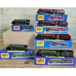 Six Hornby Dublo 00 gauge locomotives to include 2 x EDL11 "Silver King" 3-rail no.60016 (1 with
