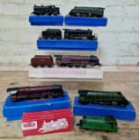 Seven Hornby Dublo 00 gauge locomotives to include 1 x 2226 4-6-2 "City of London" 2-rail no.46245